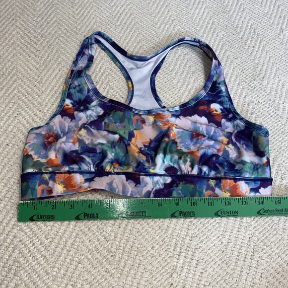 American Eagle Outfitters Racerback Sports Bra Multicolor Size Large Performance - Picture 4 of 7